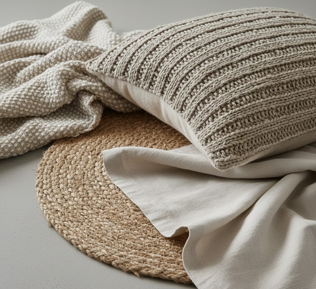 Textile detail showing weave pattern